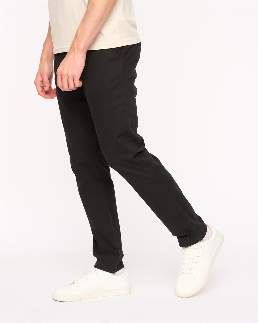 Mens Everett Chinos Black