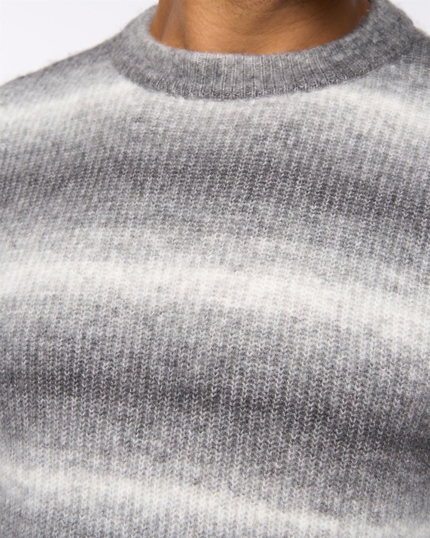Ormonde Ombre Spacedye Jumper Charcoal