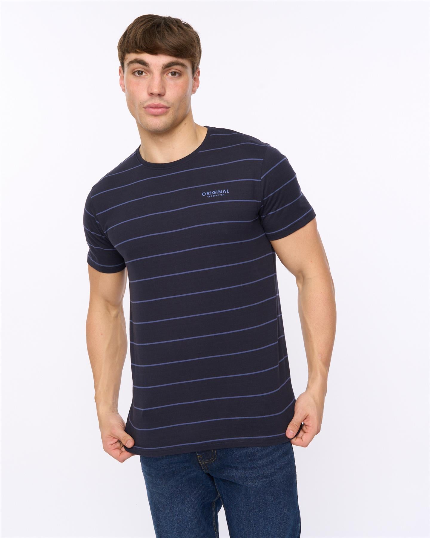 Mens Hemtowns T-Shirt Navy