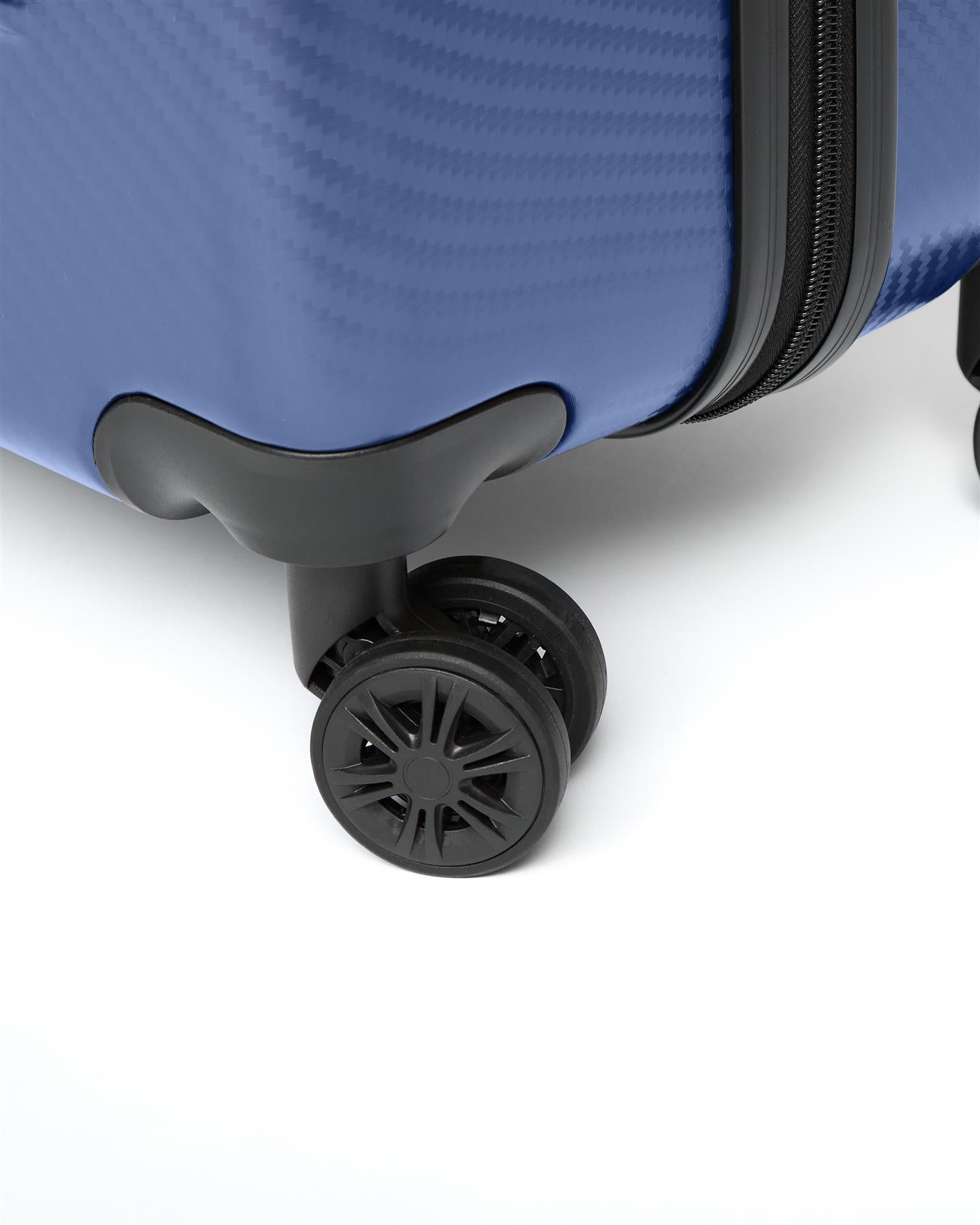 Mens Escapade Embossed Suitcase 3pk Royal
