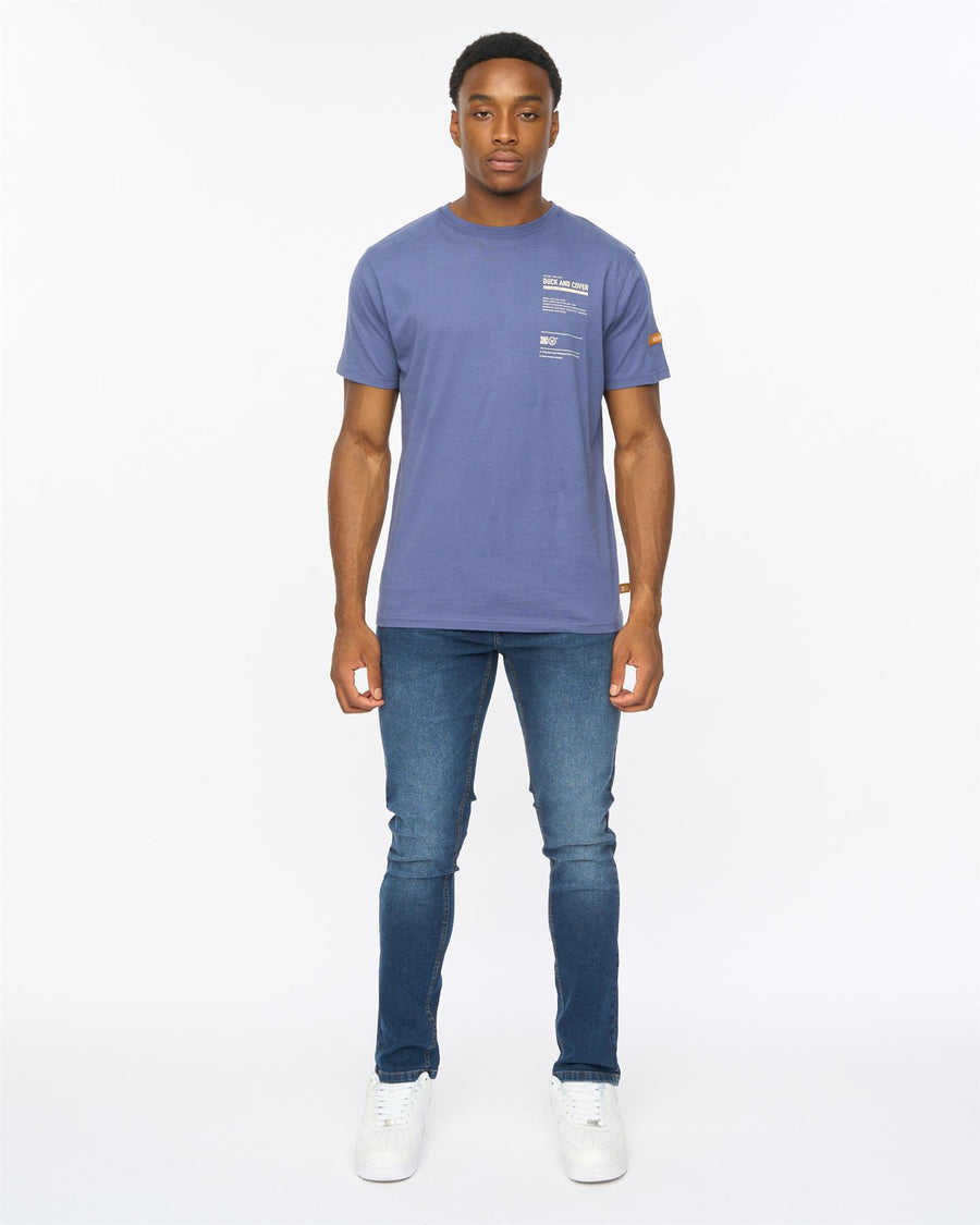 Mens Overburg Slimmer Fit Jeans Dark Wash