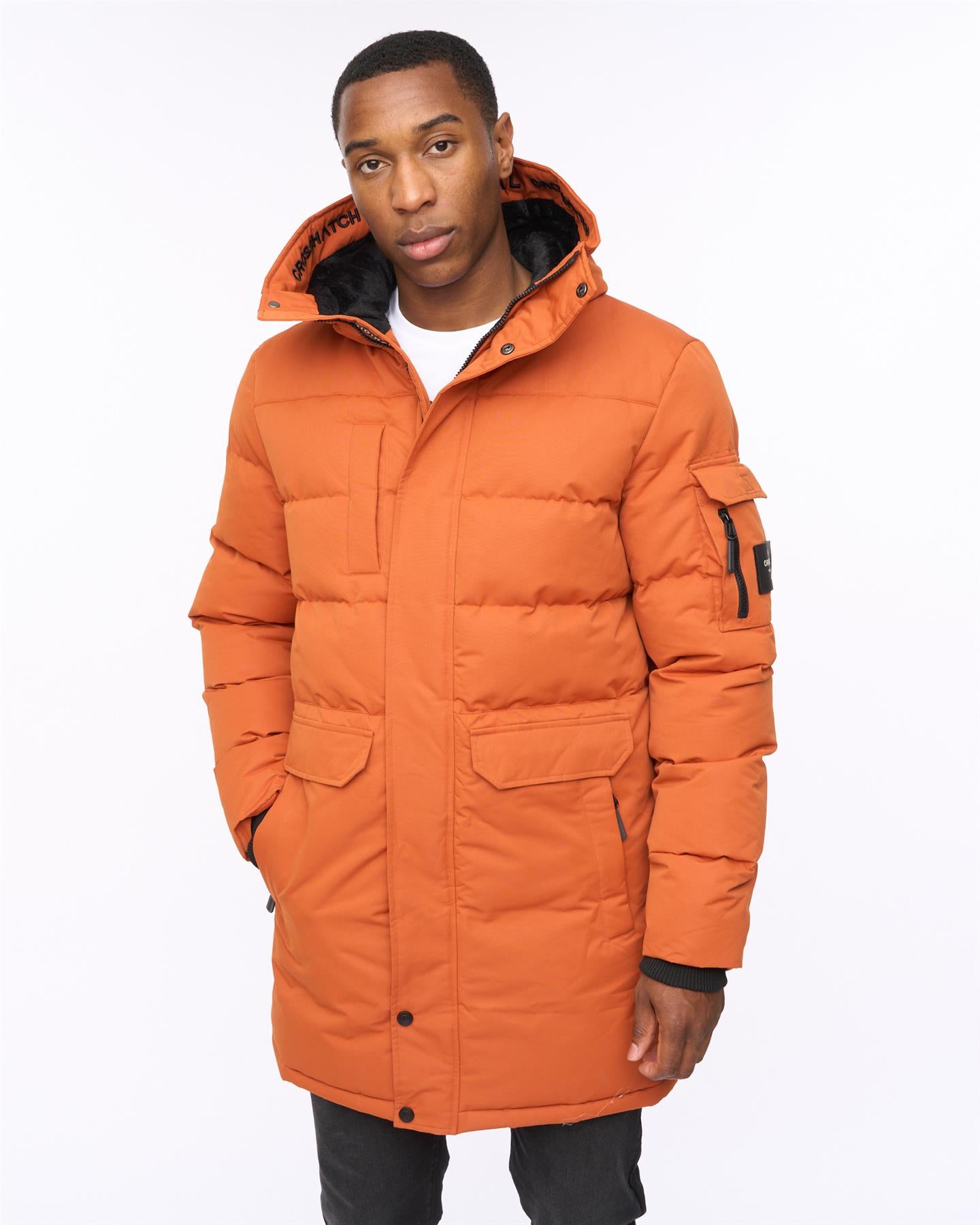 Mens Milwaka Long MVE Jacket Burnt Orange
