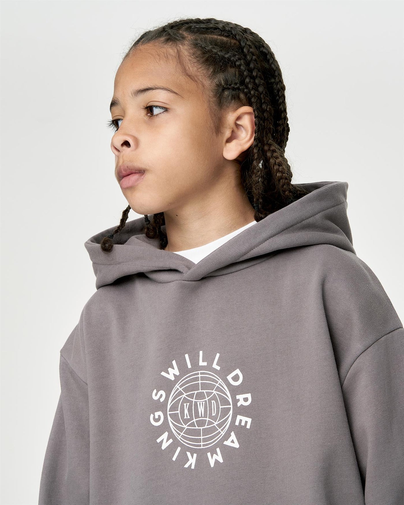 Kids Boys Studio Globalise Hoodie Grey