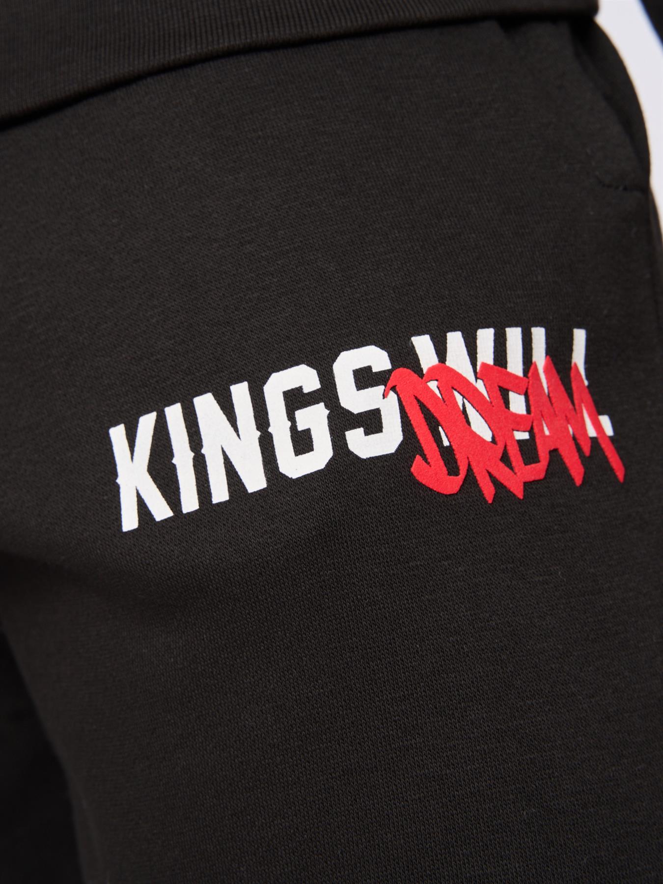 Mens Tagged Joggers Black