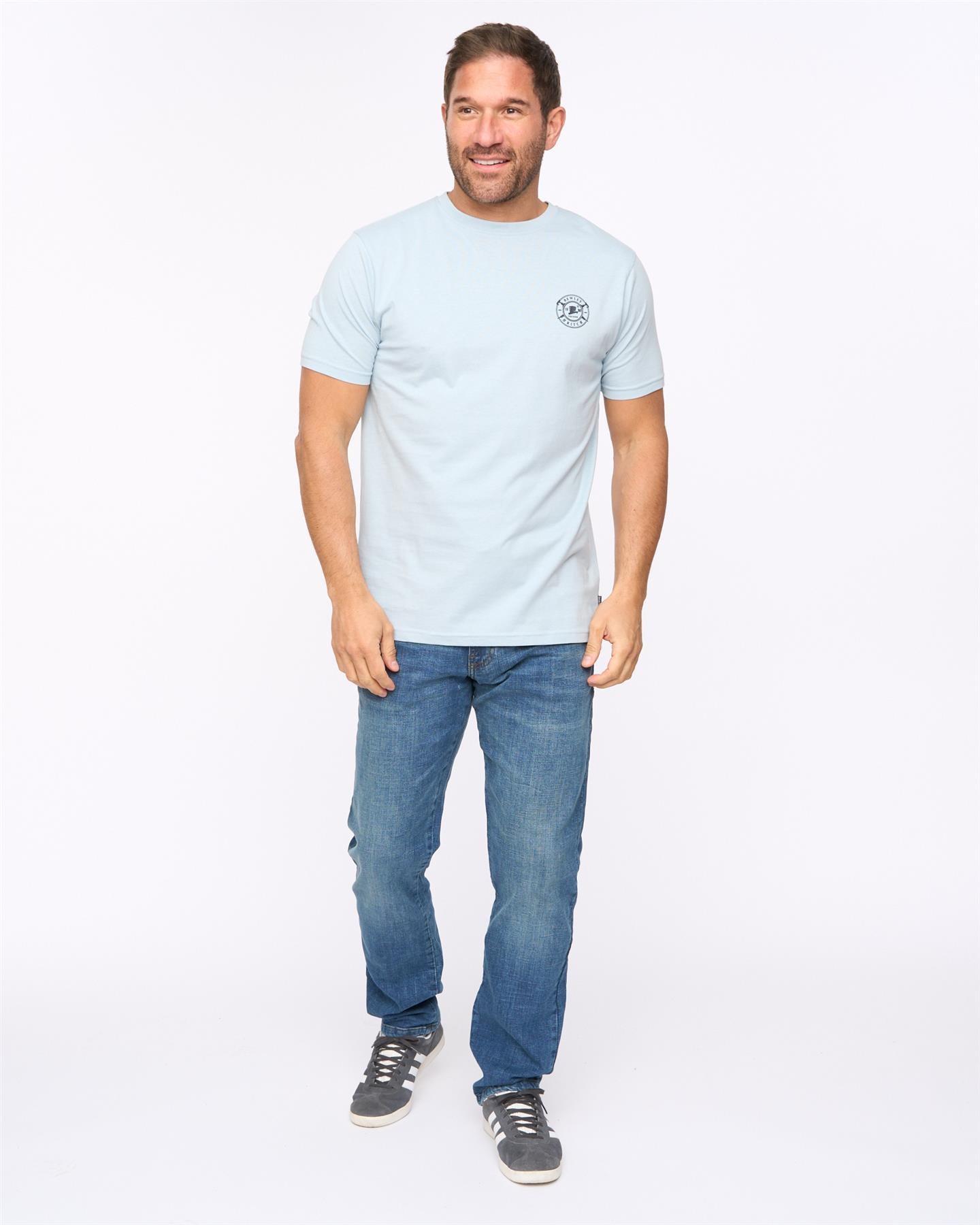 Mens Arkley T-Shirt Light Blue