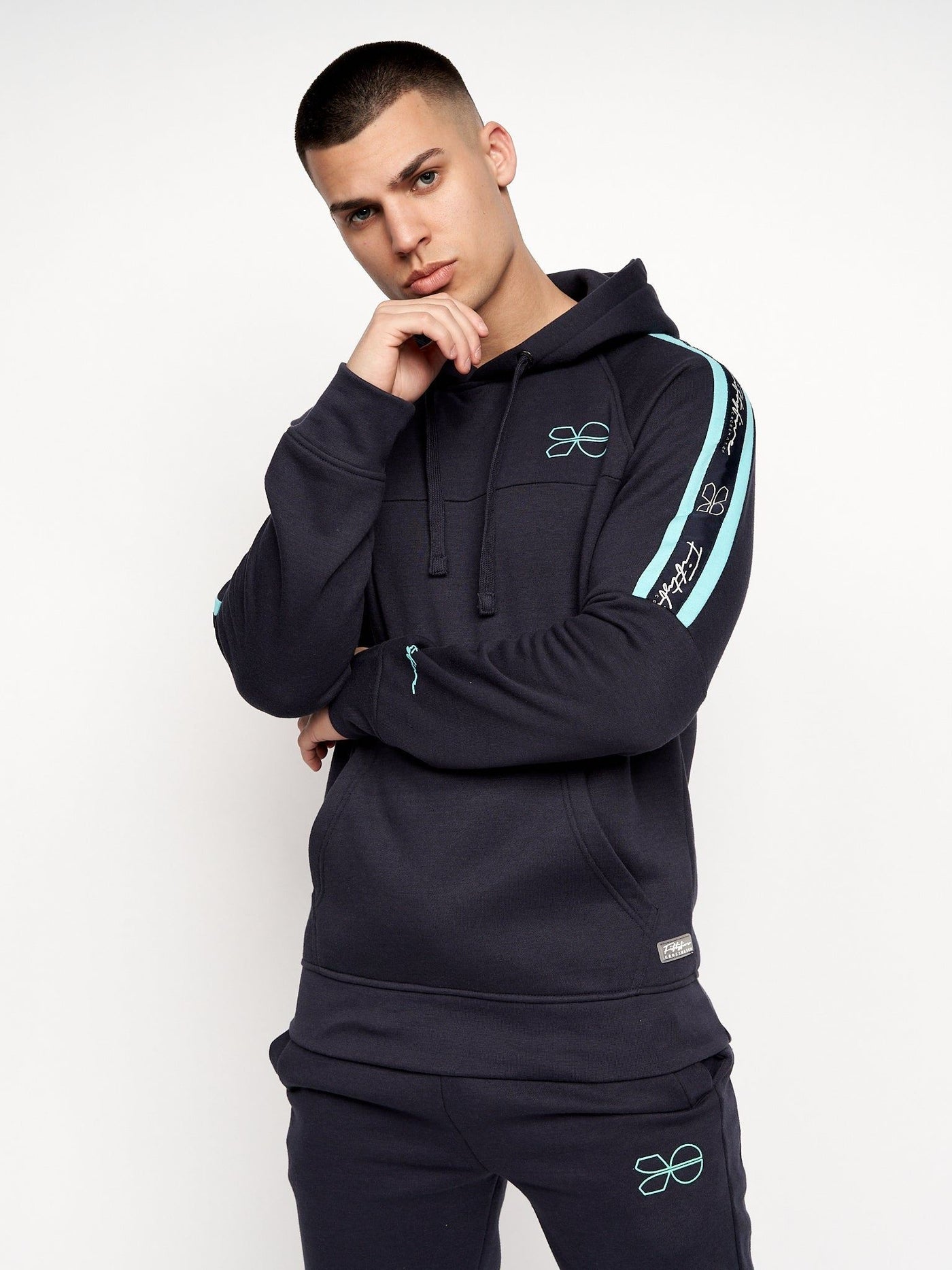 Mens Chillmake Hoodie Navy