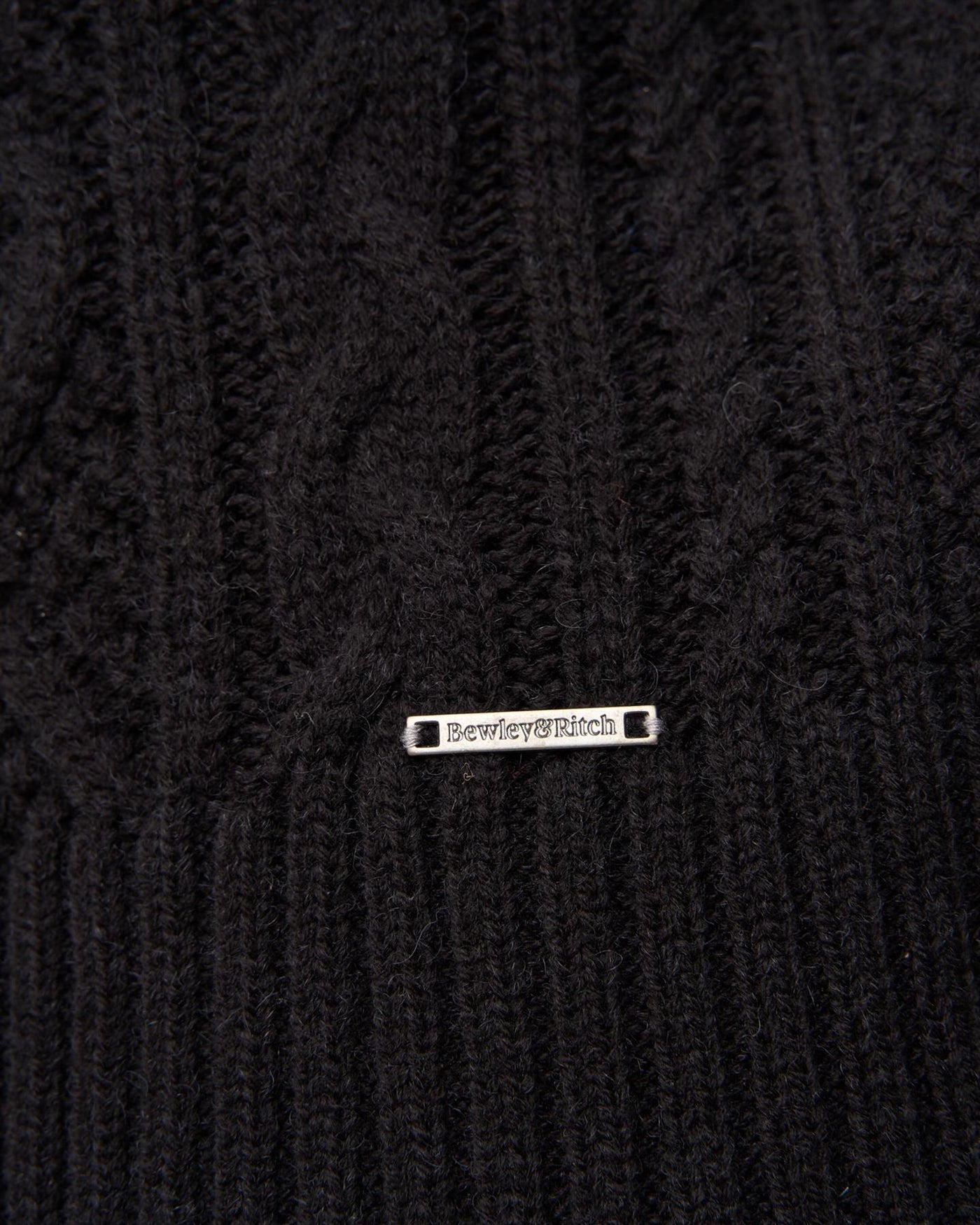 Brocksten Cable Knit Jumper Black