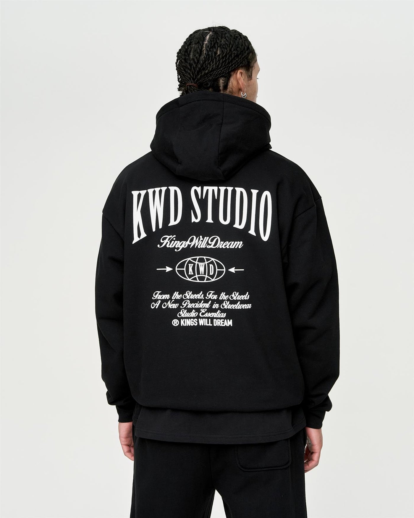 Mens Studio Studios Hoodie Black
