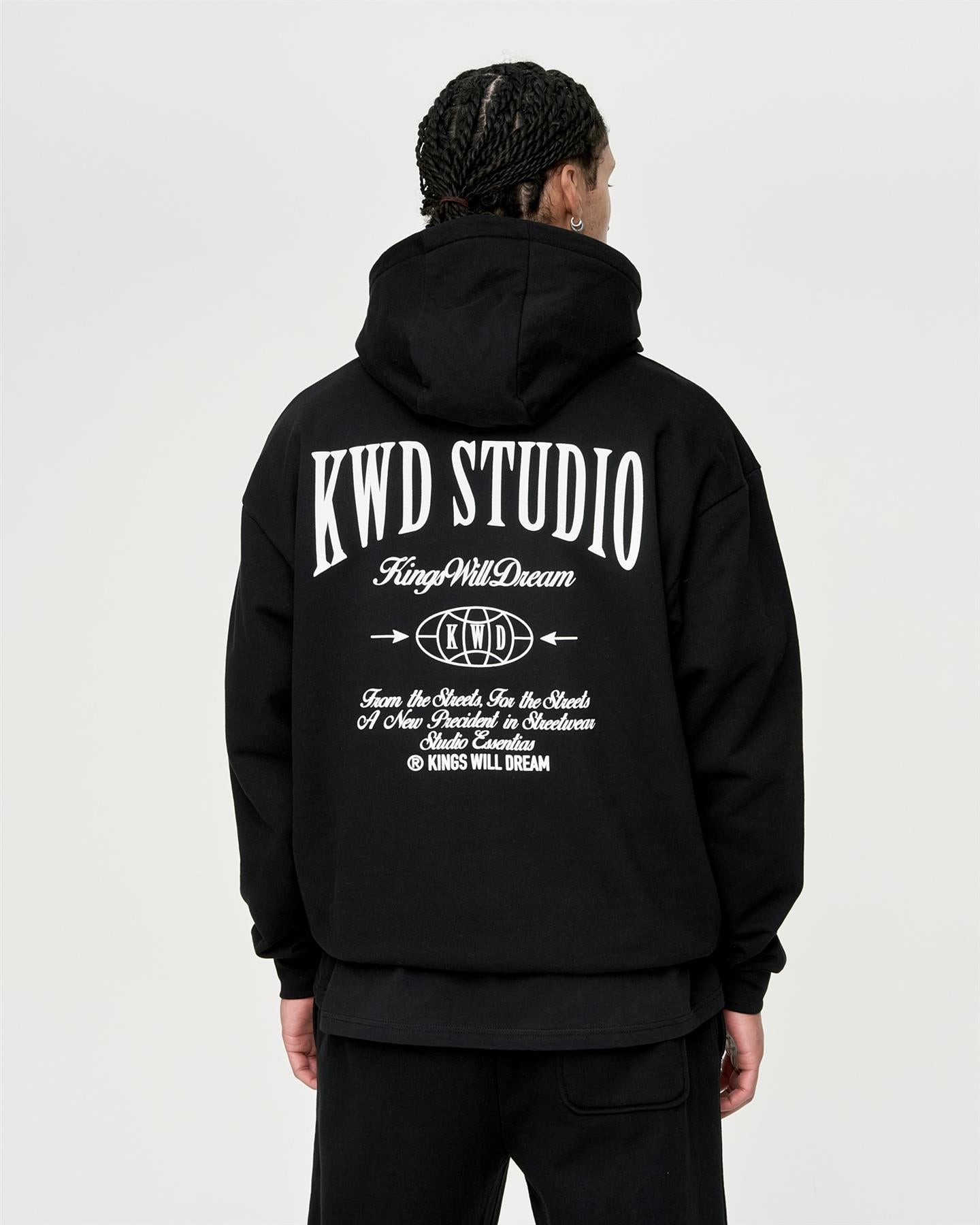 Mens Studio Studios Hoodie Black