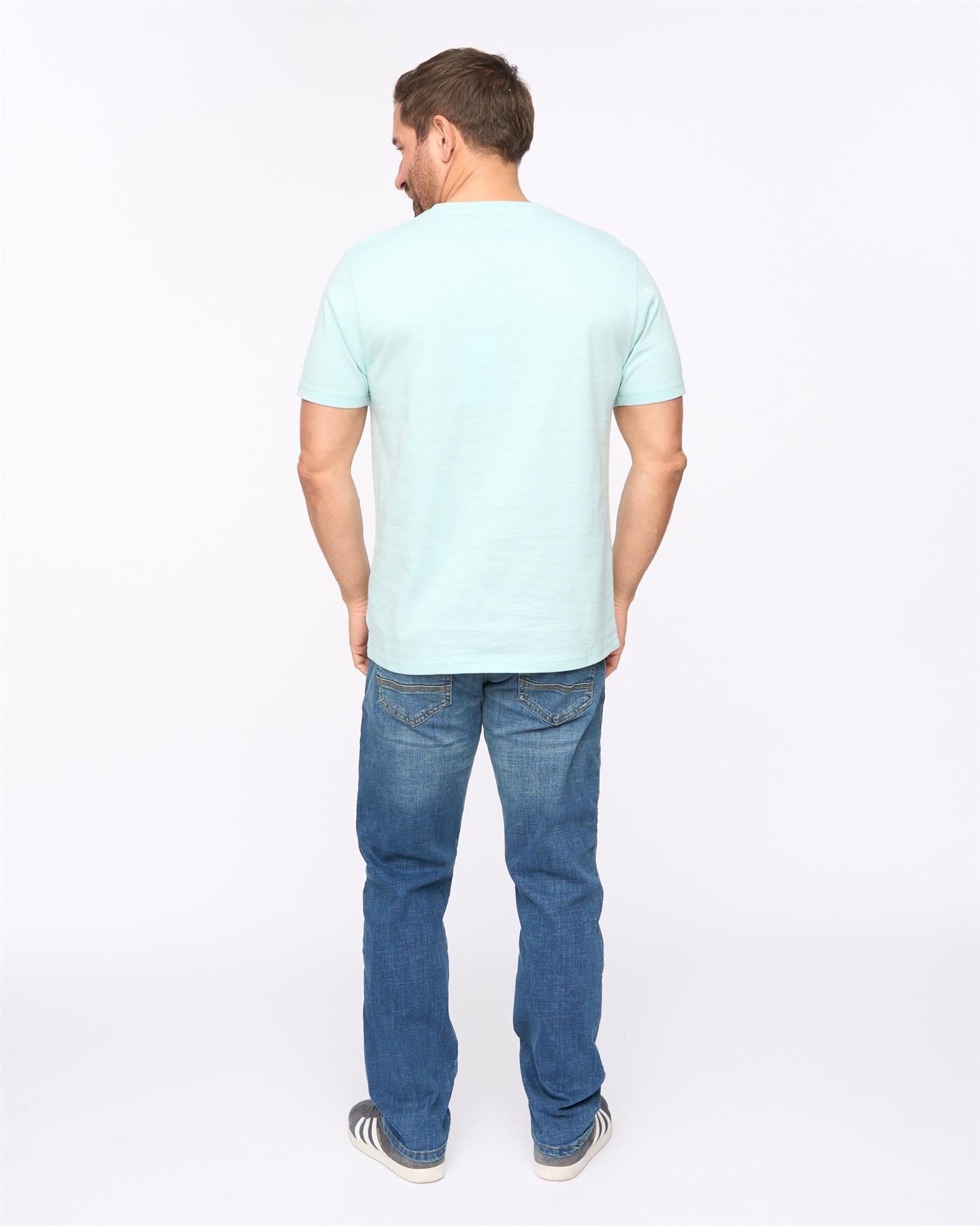 Mens Laylen T-Shirt Duck Blue