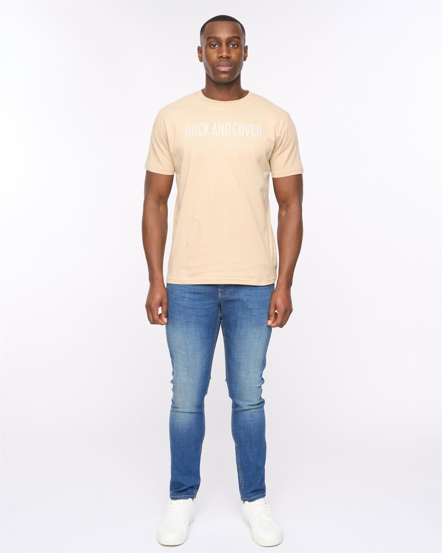 Mens Pittifore T-Shirt Stone