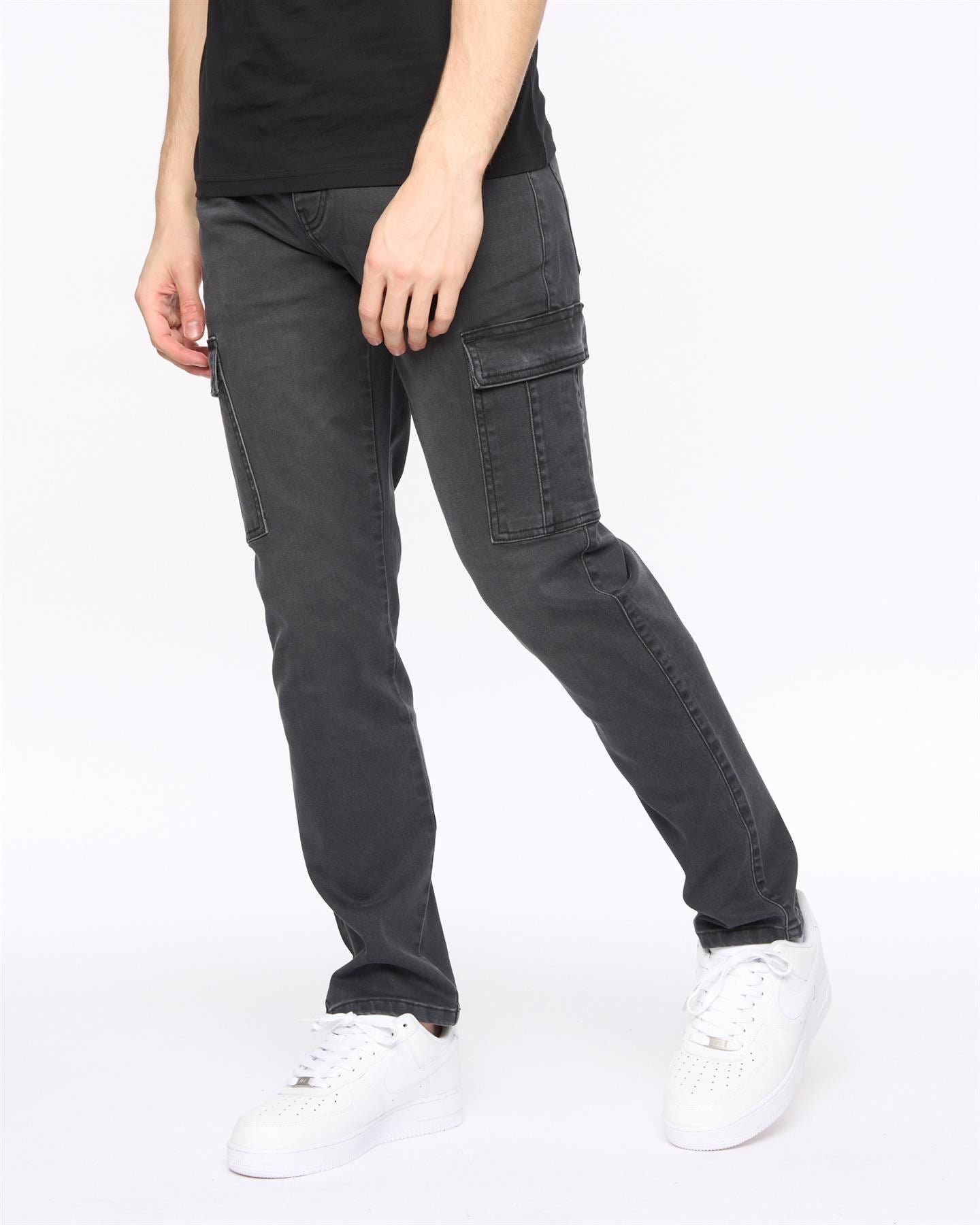 Kremtap Cargo Jeans Black Wash