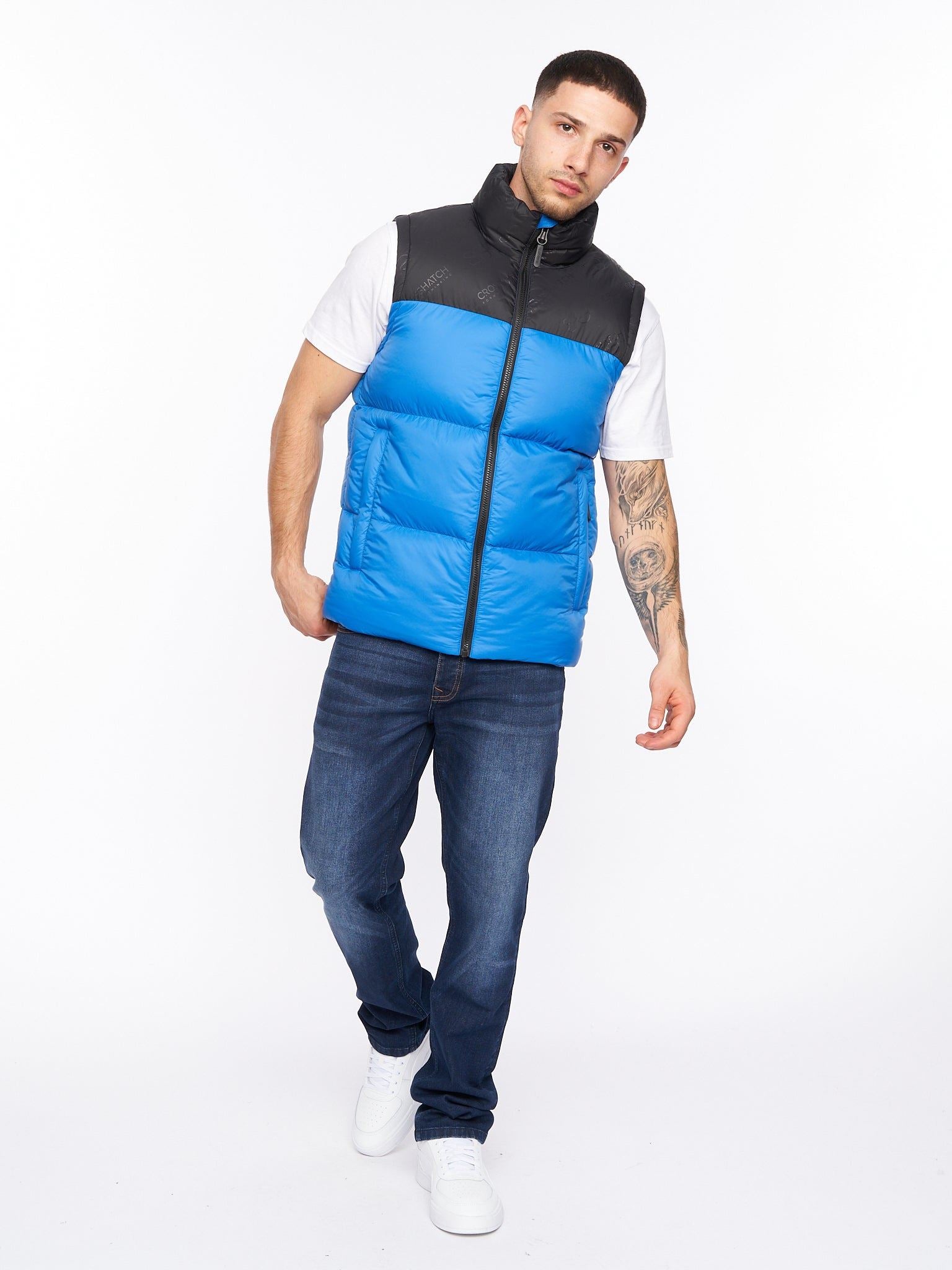 Mens Demerley Gilet Blue