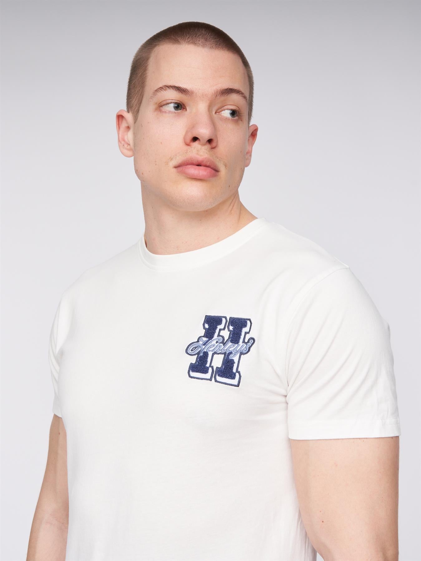 Mens Aitchen T-Shirt Off White