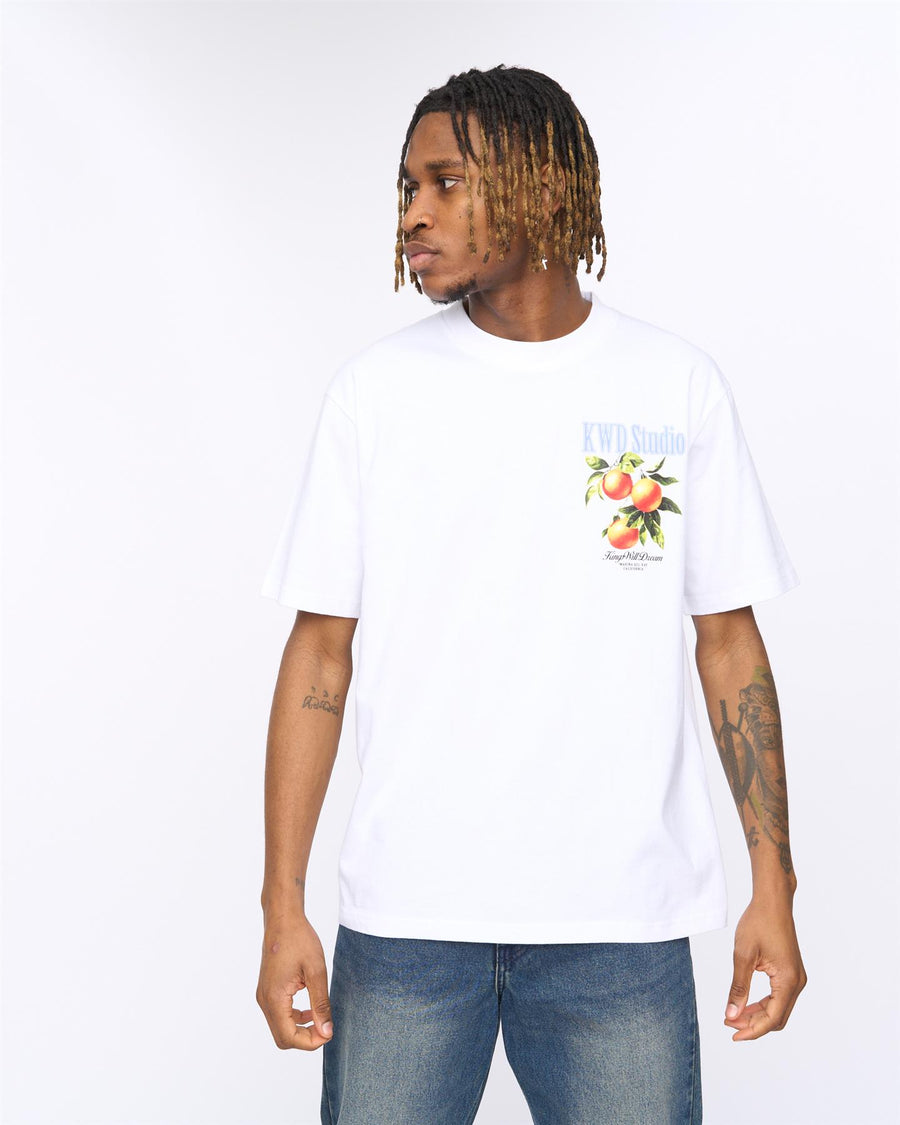 Mens Citrus Oversized T-Shirt White