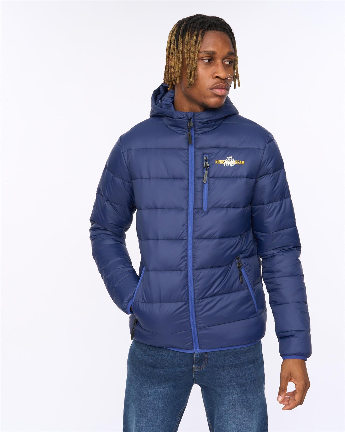 Mens Barcana Puffer Jacket Navy