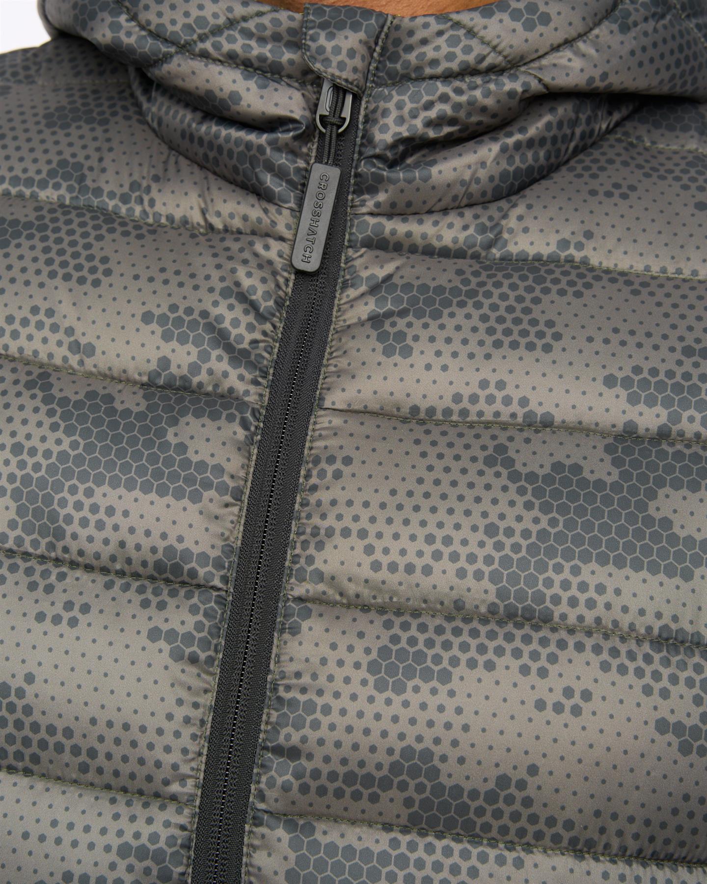 Mens Gattering Jacket Olive Camo