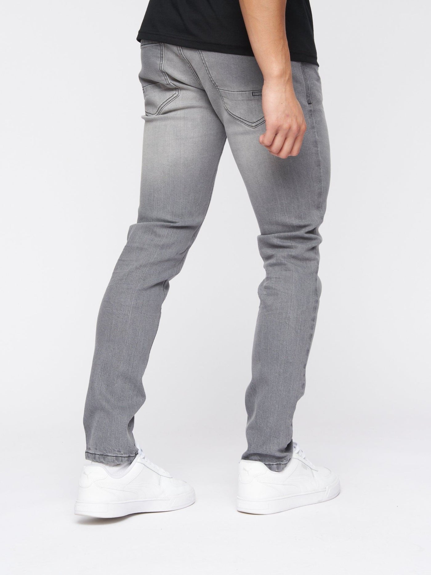 Buraca Slim Fit Denim Jeans Grey Wash