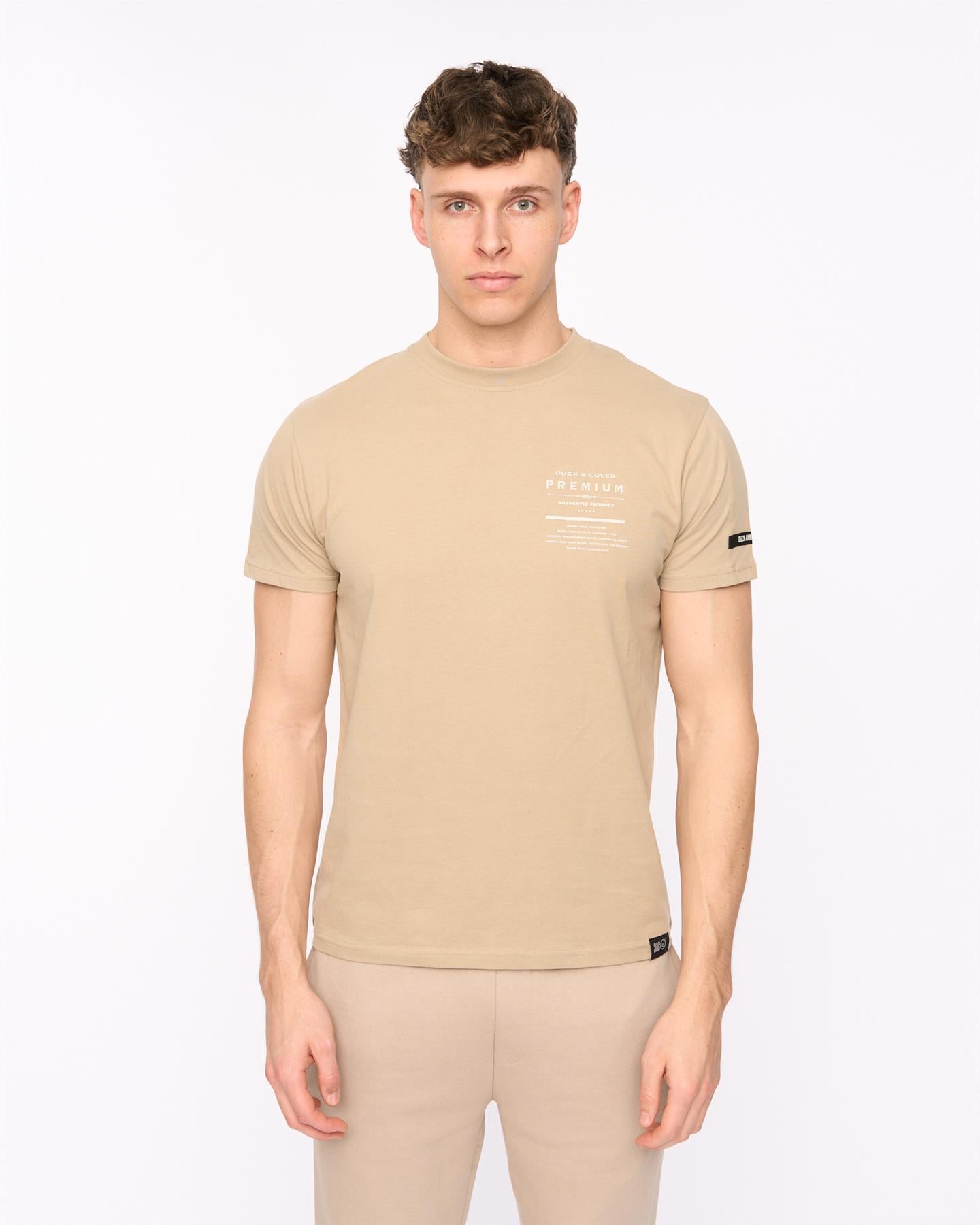 Mens Rayland T-Shirt Stone