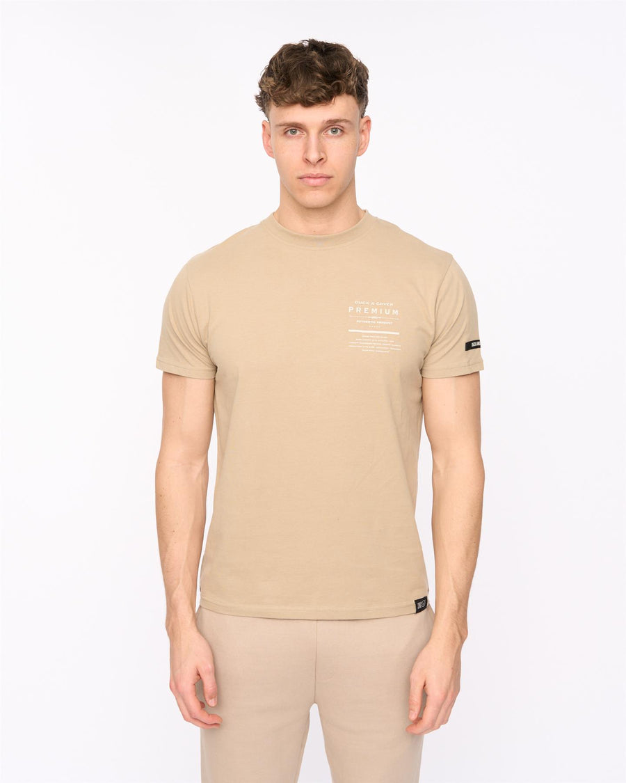 Mens Rayland T-Shirt Stone