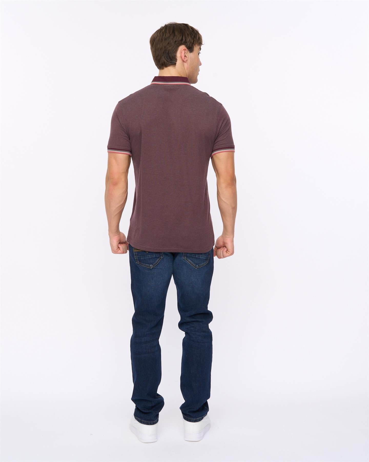 Mens Mettormoore Polo Raisin