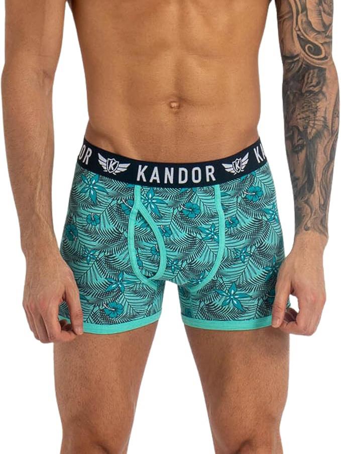 Men's Florid Boxers 7pk Turquoise