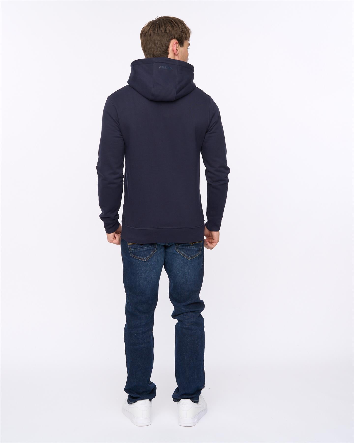 Mens Haromere Hoodie Navy