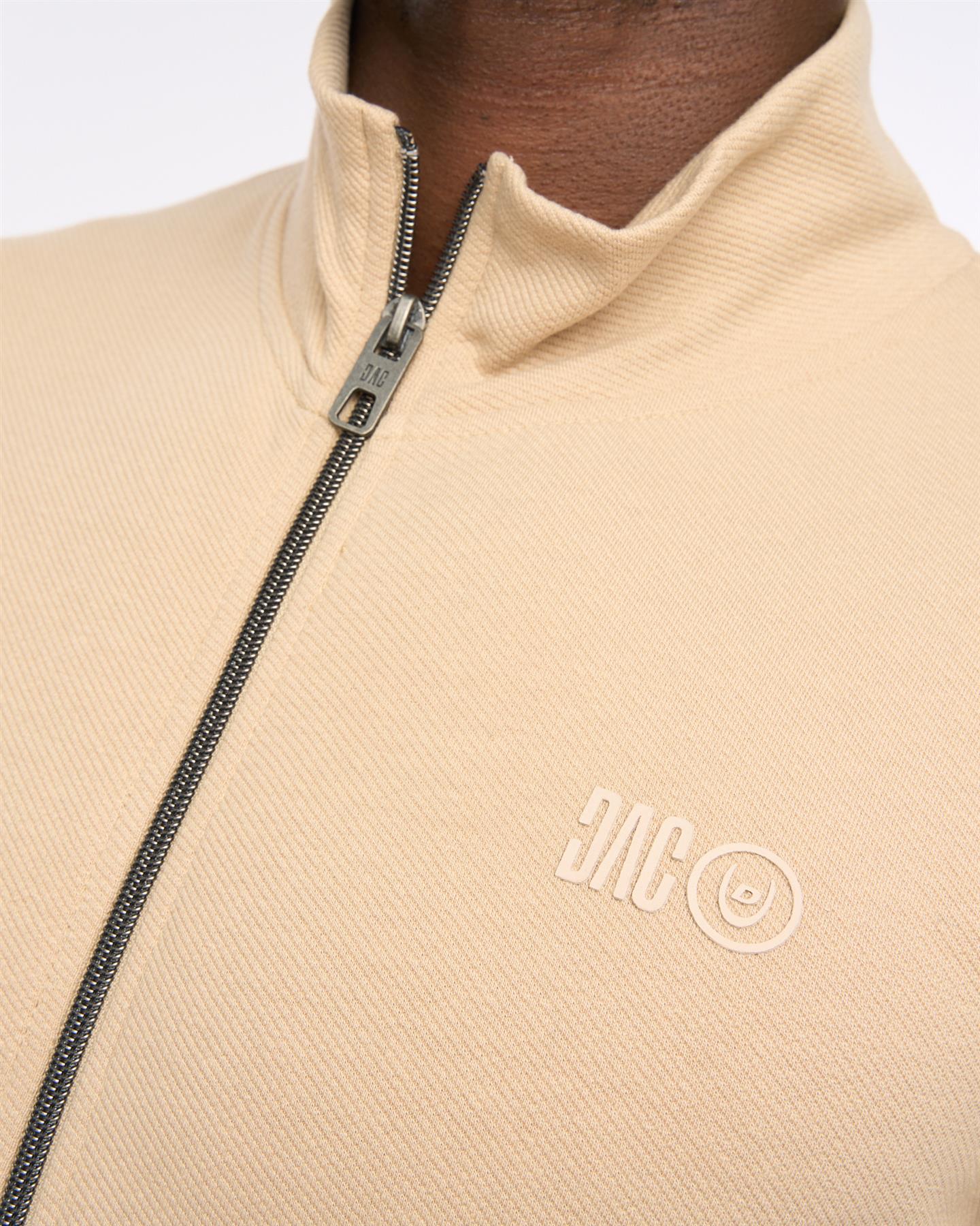 Mens Hannings Zip Thru & Joggers Set Stone