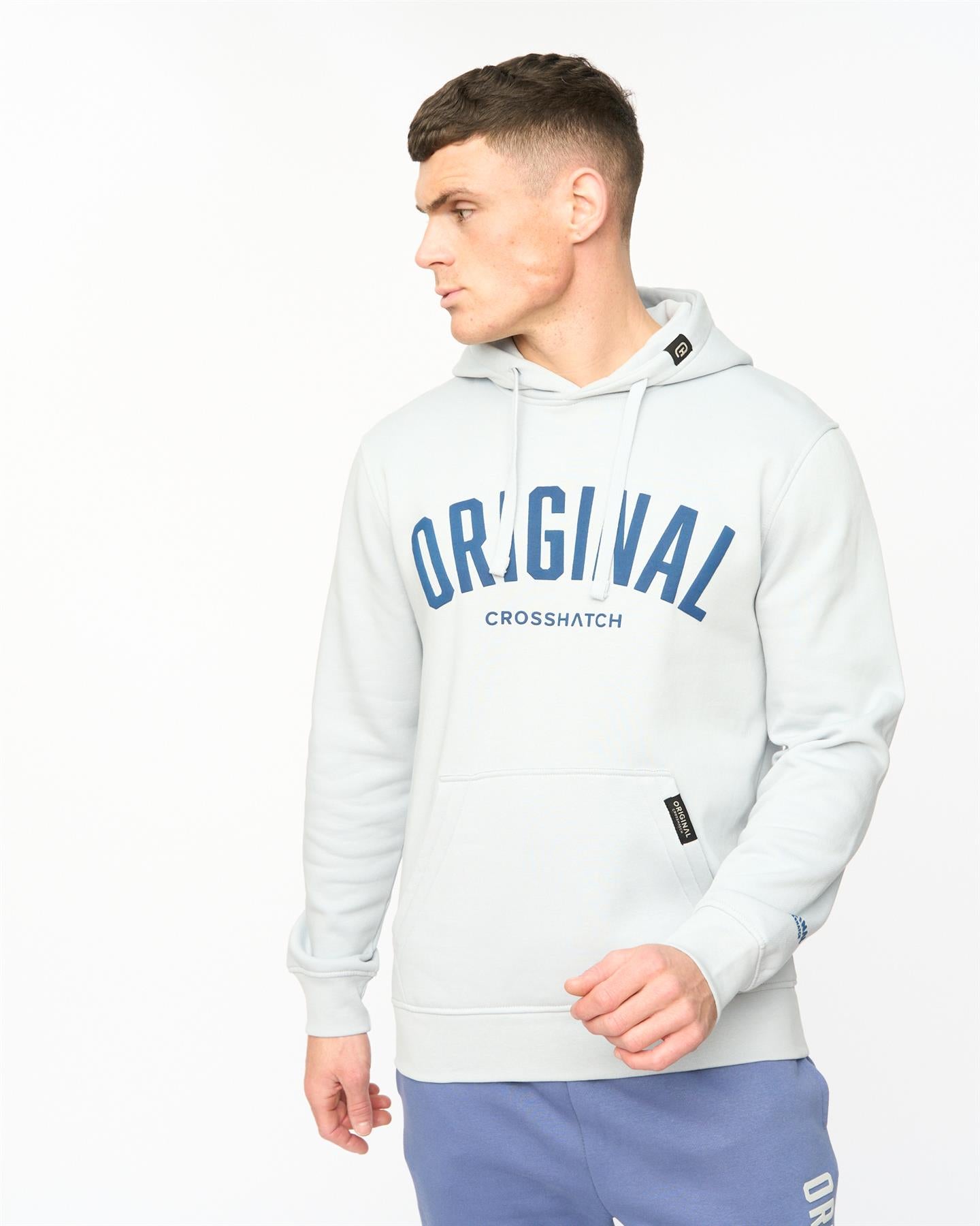 Mens Kensby Hoodie Light Blue