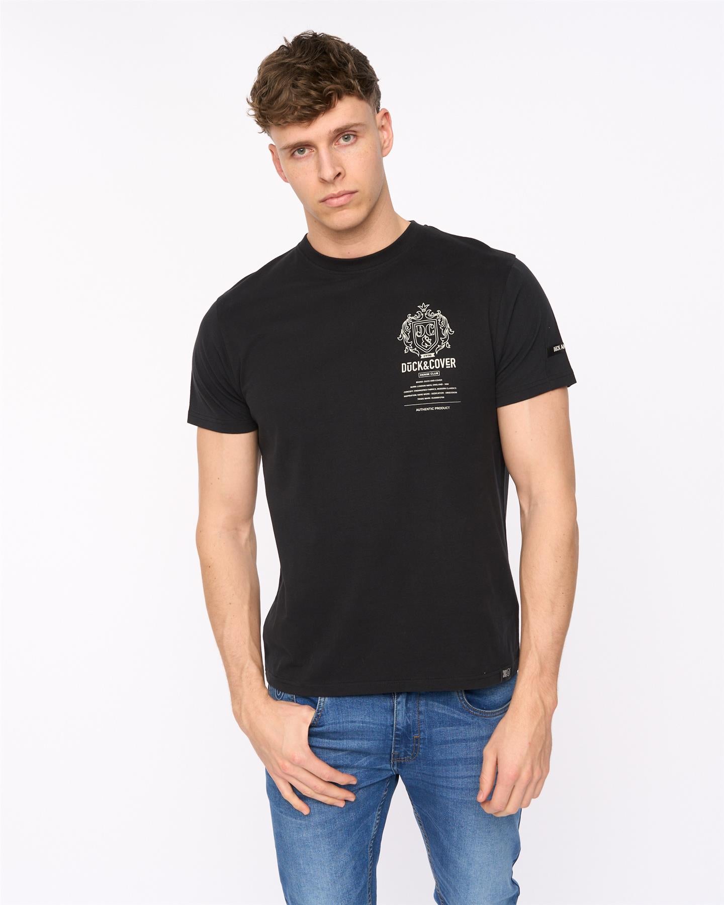 Mens Stoneham T-Shirt Black