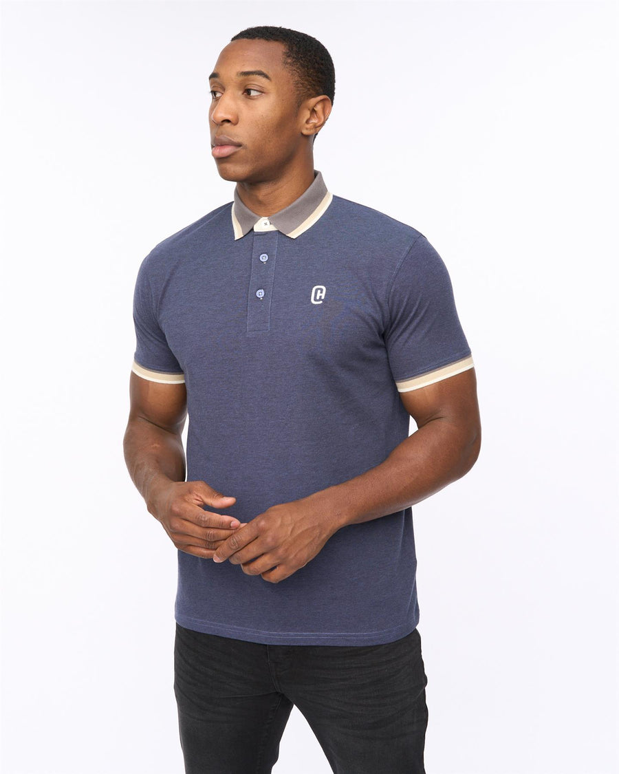 Mens Chimlacks Polo Denim Blue