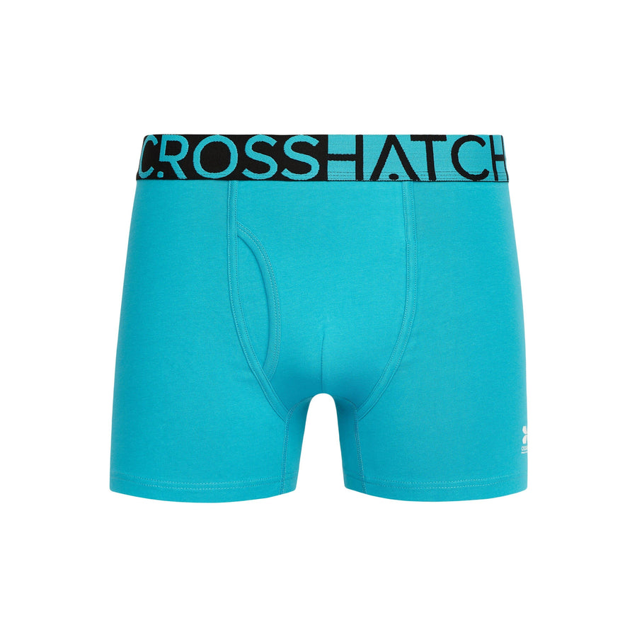 Crosshatch - Mens Typan Boxers 3pk Teal