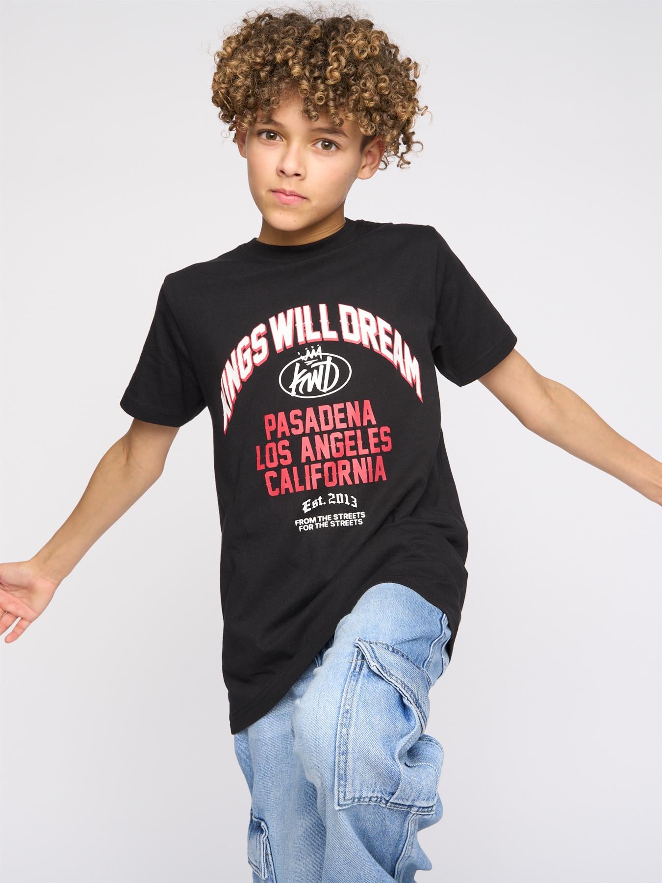 Kids Boys Pasadena T-Shirt Black