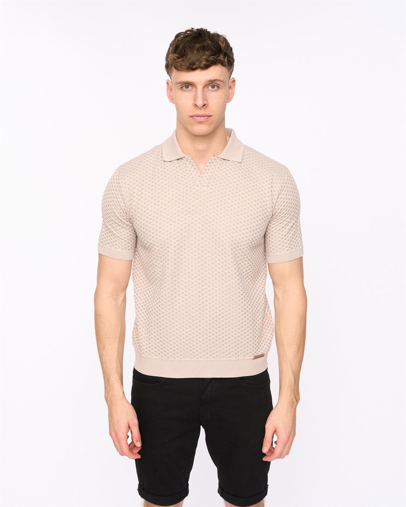 Mens Morwin Polo Stone