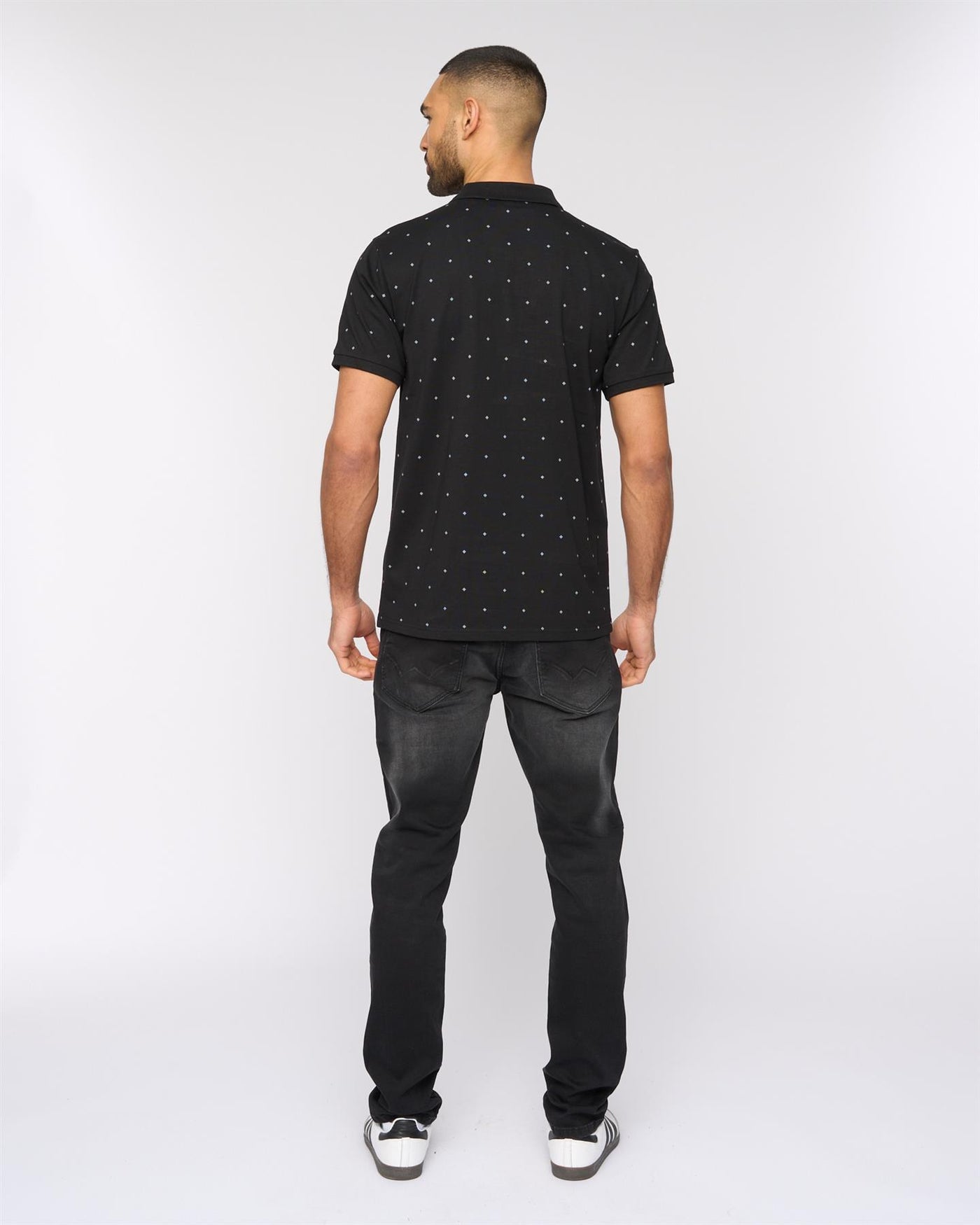 Mens Domray Polo Black