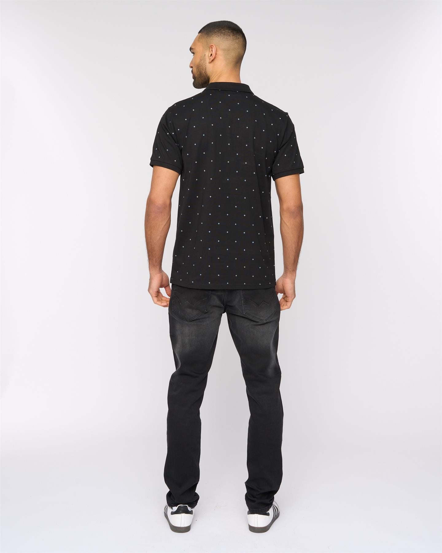 Mens Domray Polo Black
