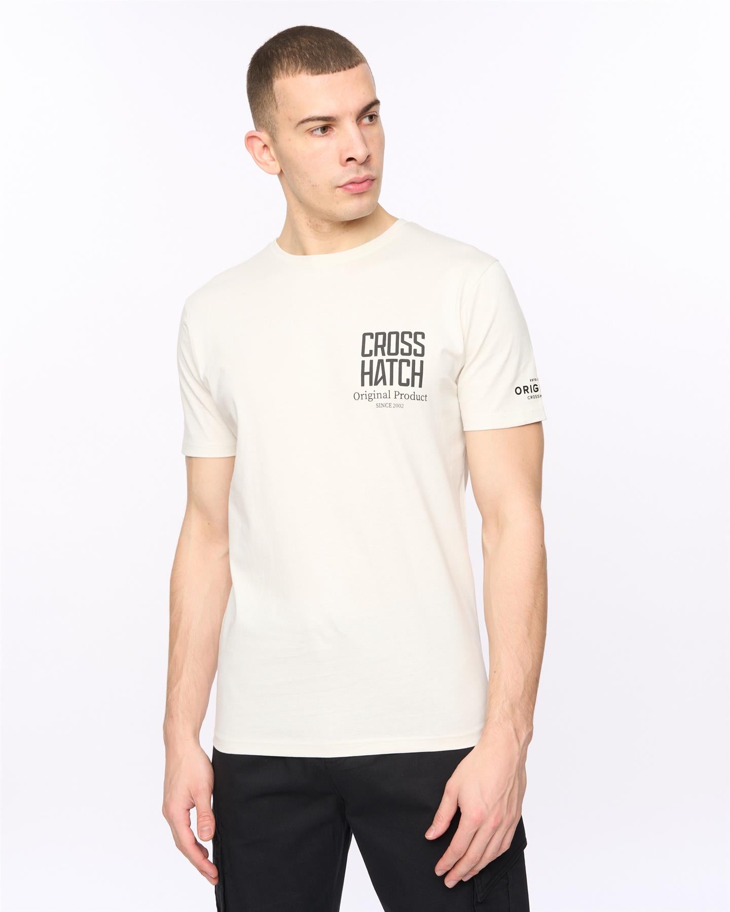 Mens Hoogan T-Shirt Off White