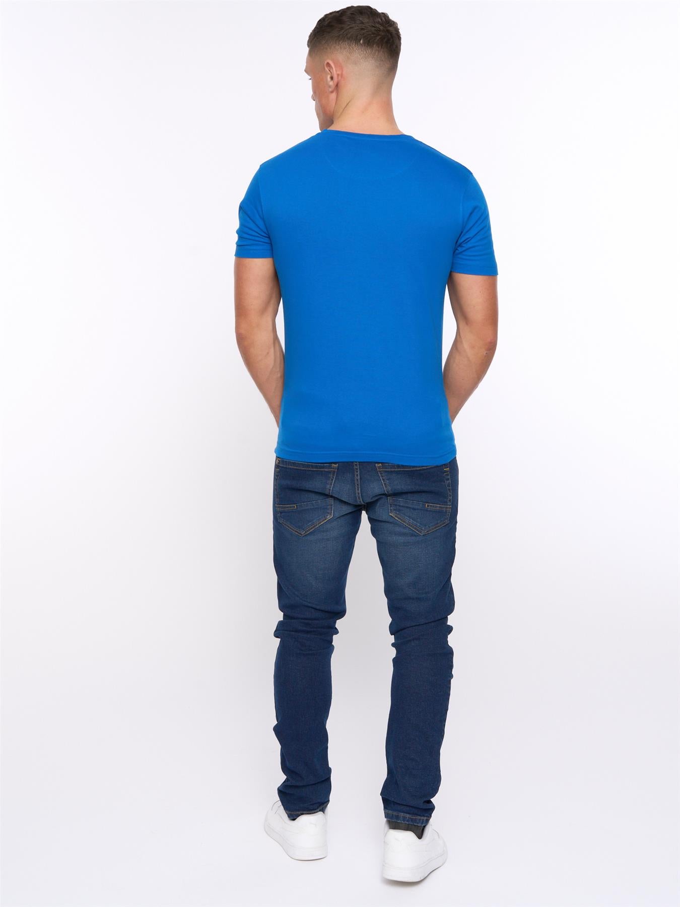 Men's Bad Turkey Xmas T-Shirt Deep Azure