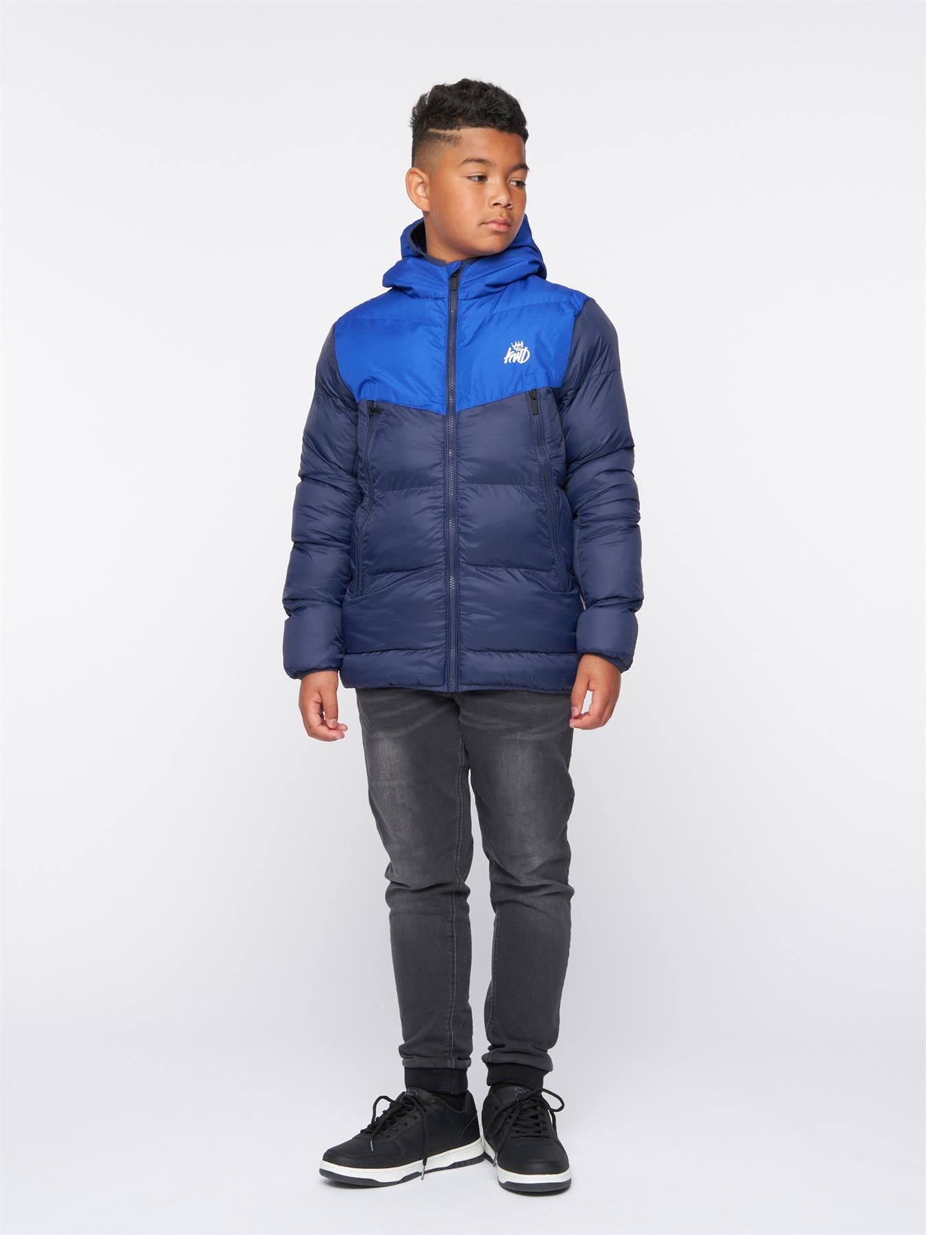 Leyton Short Puffer Jacket Dark Navy
