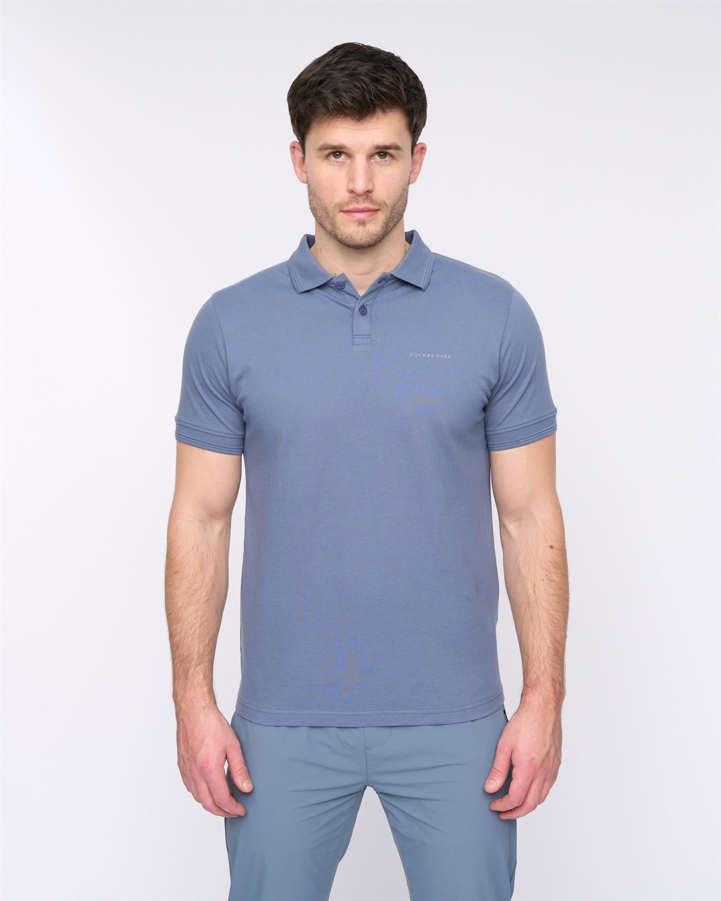Mens Limatar Polo Light Denim