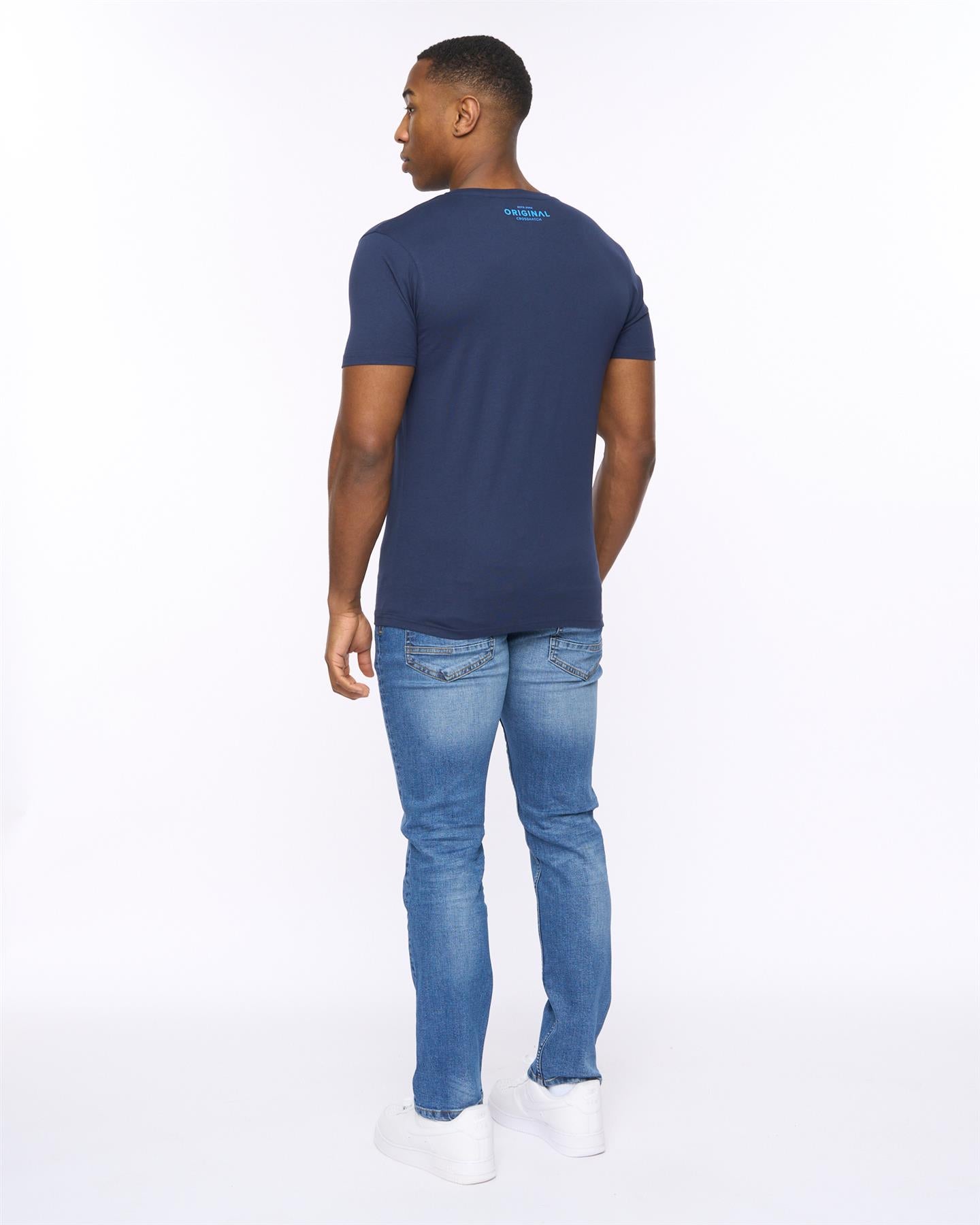 Mens Offaxis T-Shirt Navy