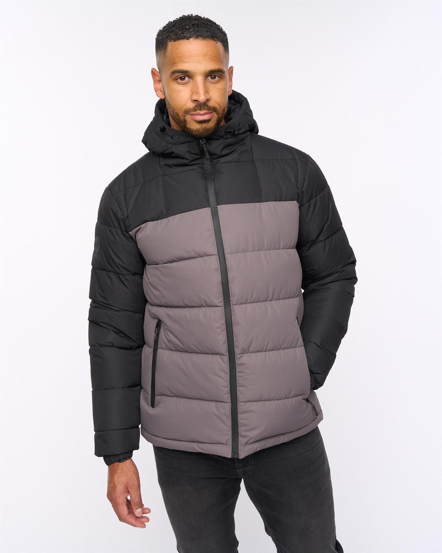 Archdale Puffer Jacket Black/Charcoal