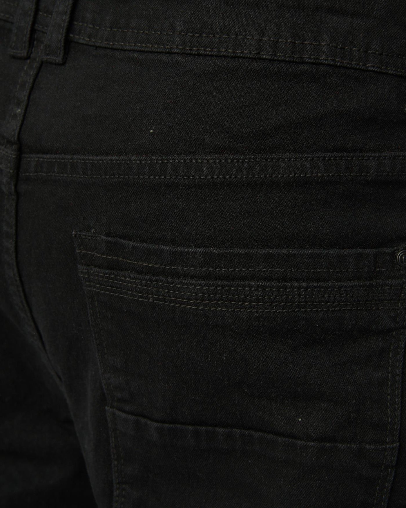 Mens Kamaline Denim Shorts Black Wash