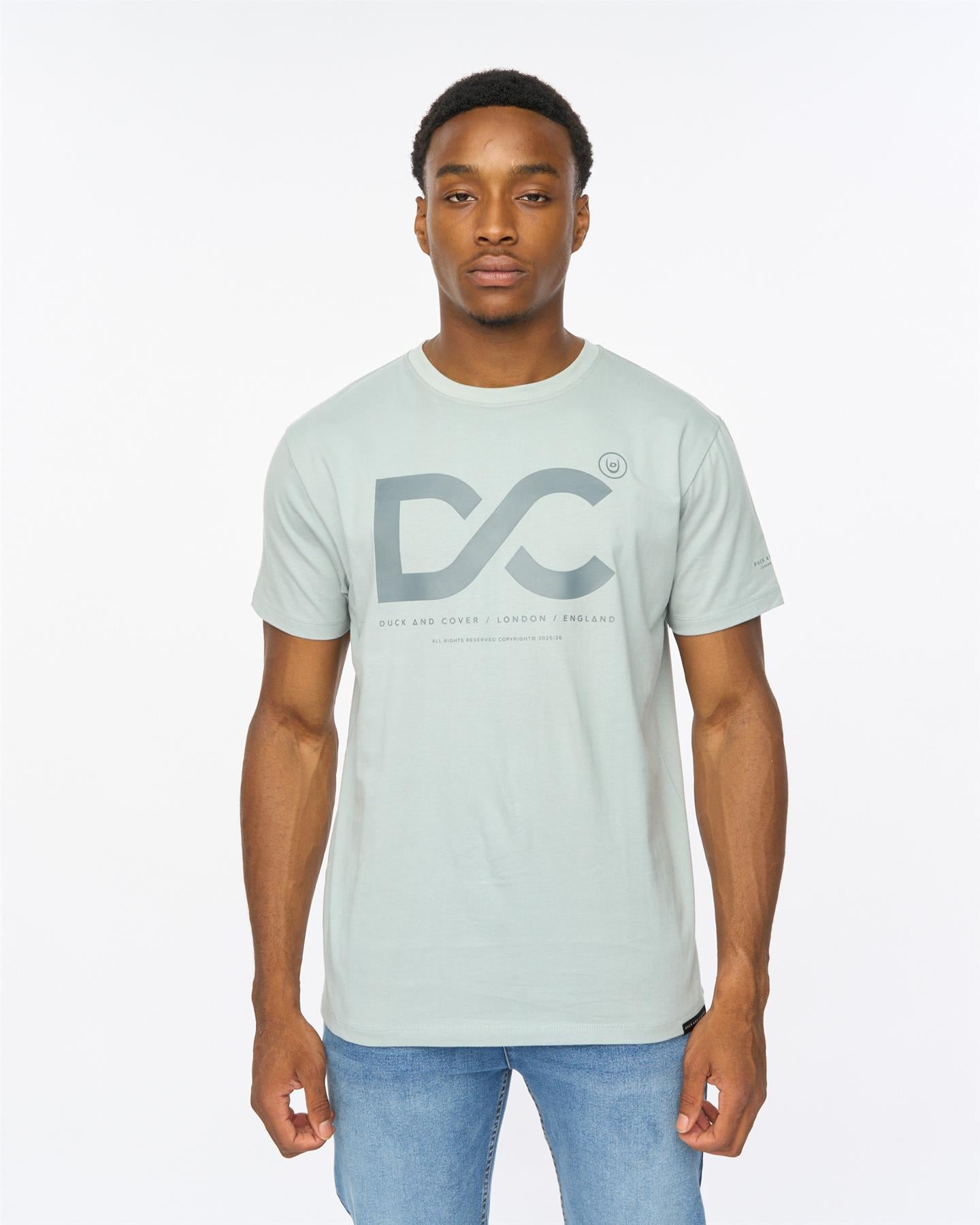 Mens Polymoore Heavy T-Shirt Steel Blue