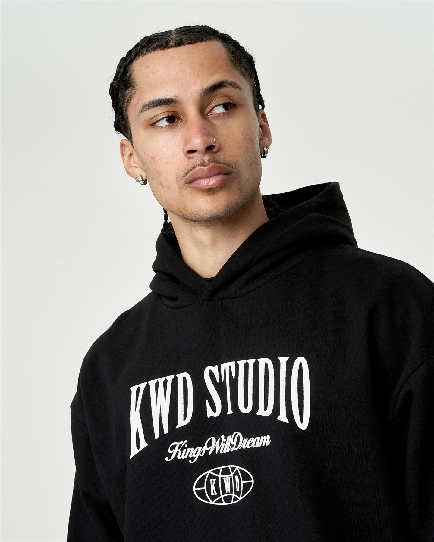 Mens Studio Studios Hoodie Black