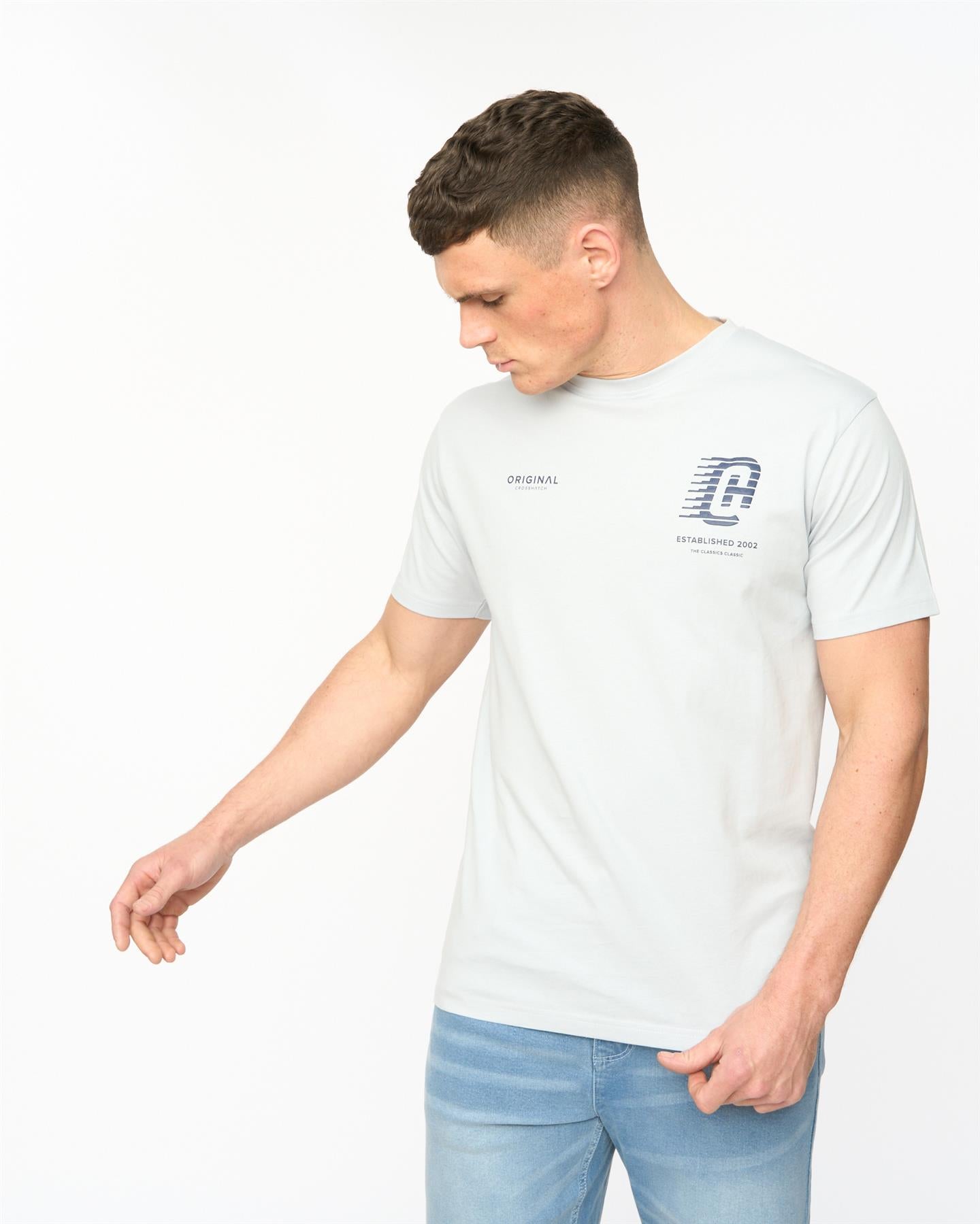 Mens Morville T-Shirt Light Blue