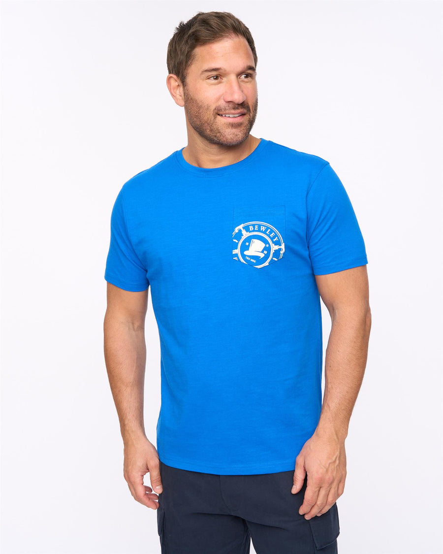 Mens Kinson T-Shirt Mid Blue
