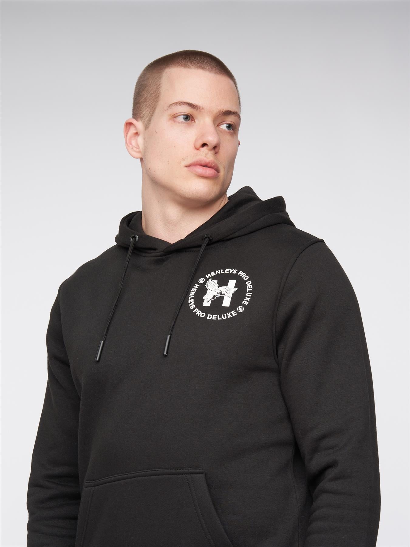 Mens Metafone Hoodie Black