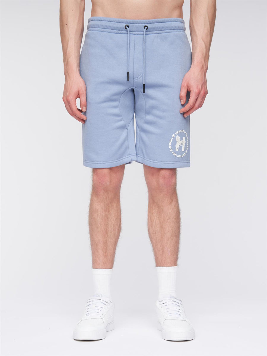 Mens Metafone Jog Shorts Steel Blue