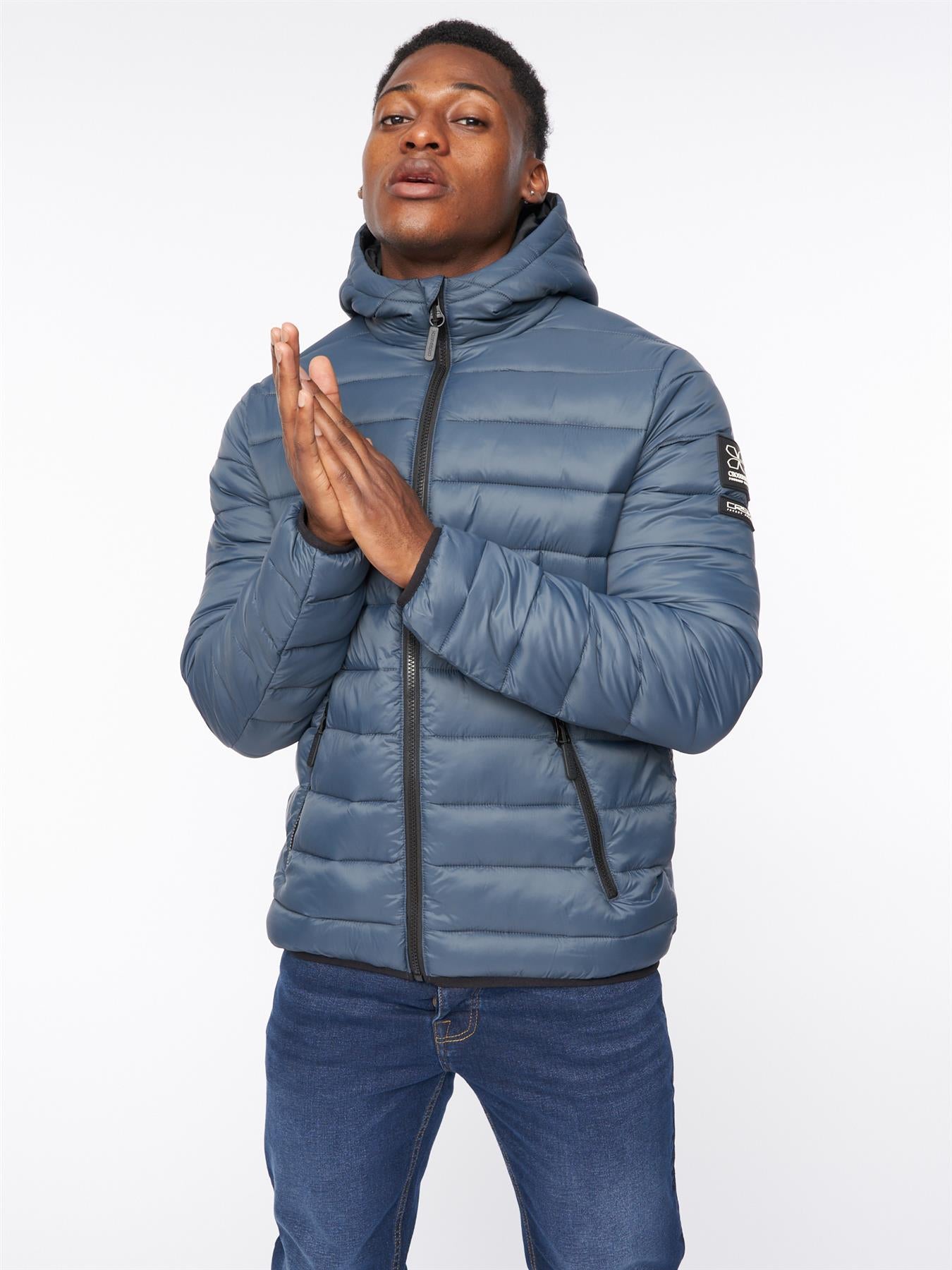 Mens Gattering Jacket Denim Blue